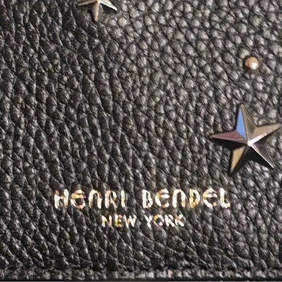 Henri Bendel Black Starry Wallet/Crossbody - Picture 3 of 8